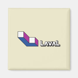 ラバル国旗（ケベック州，カナダ） マグネット