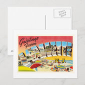 ラバレットニュージャージーNJヴィンテージ旅行はがき –  ポストカード (正面/裏面)