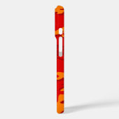 ラバレッド迷彩柄カスタム文字 Case-Mate iPhoneケース (裏面 / 左)