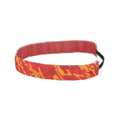 ラバレッド迷彩柄 アスレチックヘッドバンド (右)