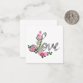 ラバレンタインデーカード ノートカード (正面/裏面インサイチュ)