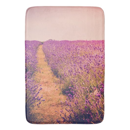 ラバンダー バスマット (正面縦)