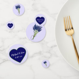 ラバンデュラ ラベンダー 花 紫 ハート ウェディング コンフェッティ