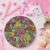 ラバンヤハッピーバースデー ペーパープレート (パーティー)