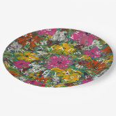 ラバンヤハッピーバースデー ペーパープレート (アングル)