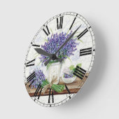 ラバン ラウンド壁時計 (傾斜)