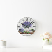 ラバン ラウンド壁時計 (ホーム)