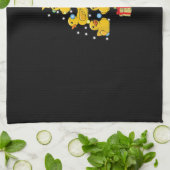 ラバーアヒルのクリスマスツリーアヒルのカッククリスマス キッチンタオル (折り畳み)