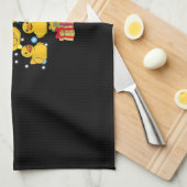 ラバーアヒルのクリスマスツリーアヒルのカッククリスマス キッチンタオル (四つ折り)