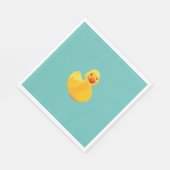 ラバーアヒル赤ちゃんシャワー スタンダードランチョンナプキン (角)