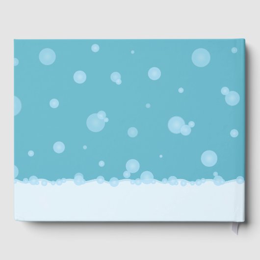 ラバーアヒル赤ちゃんシャワ男女兼用ー ゲストブック (裏面)