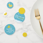 ラバーアヒル赤ちゃんシャワ男女兼用ー コンフェッティ (グループ)