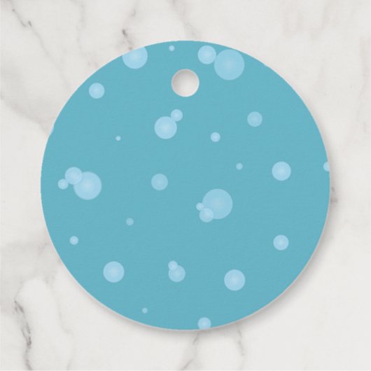 ラバーアヒル赤ちゃんシャワ男女兼用ー フェイバータグ (裏面)