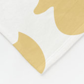 ラバーイエローダッキー（アヒルちゃん）デザイン フリースブランケット (角)