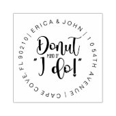 ラバーカスタムスタンプ、ドナッもしト気を付けて! ラバースタンプ (インプリント)