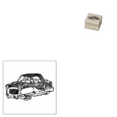 ラバースタンプかわいい車 ラバースタンプ (押印)