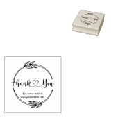 ラバースタンプのご注文に感謝 ラバースタンプ (押印)