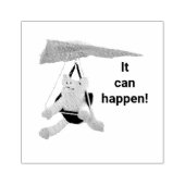 ラバースタンプやる気を起こさせる飛んでいる- Pig ラバースタンプ (インプリント)