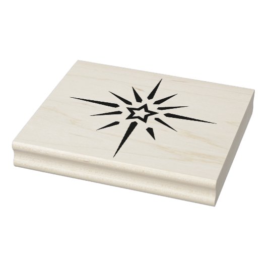 ラバースタンプ – クリスマスノーザンスター (スタンプ)