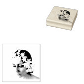 ラバースタンプ – フラワーガール写真 (押印)