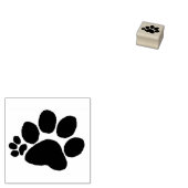 ラバースタンプ – ポリダクティル右足(v2) (押印)