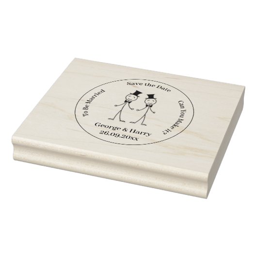 ラバースタンプ – 日付の保存ゲイ (スタンプ)