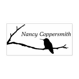 ラバースタンプ – Hummingbirdの名前 セルフインキングスタンプ