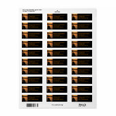 ラバーズアットサンセットレイク差出人住所 ラベル (フルシート)