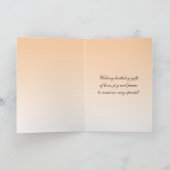 ラバーズアットサンセットレイク誕生日 カード (内部)