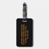 ラバーズアットサンセットレイク ラゲッジタグ (裏面縦)