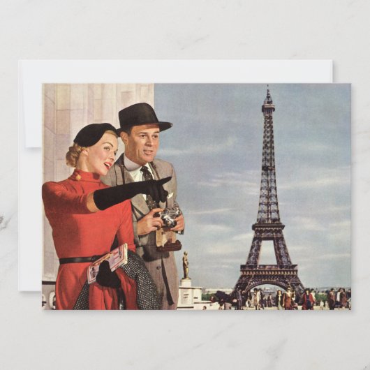 ラバーズインパリ招待状 招待状 (正面)