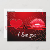 ラバーズキスバレンタインデー シーズンポストカード (正面/裏面)