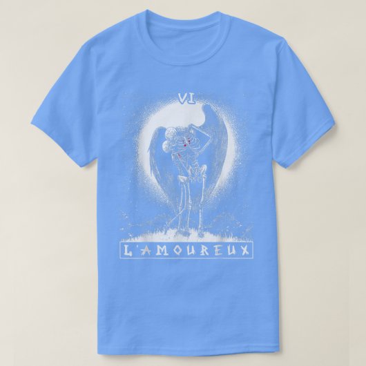 ラバーズスケルトンカッコいい Tシャツ (デザイン正面)