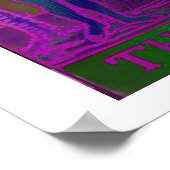 ラバーズタロットカードサイケデリックポスター ポスター (角)