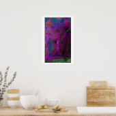 ラバーズタロットカードサイケデリックポスター ポスター (キッチン)