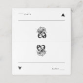 ラバーズトゥデススケルトン&バラ座席表 プレイスカード (外部開封)