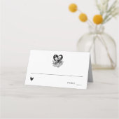 ラバーズトゥデススケルトン&バラ座席表 プレイスカード (裏面)