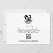 ラバーズトゥデススケルトン&バラ詳細 招待状 (正面)