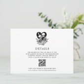 ラバーズトゥデススケルトン&バラ詳細 招待状 (スタンド正面)