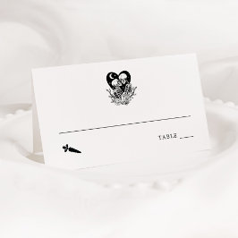 ラバーズトゥーデス骨格座席表ベジエ プレイスカード