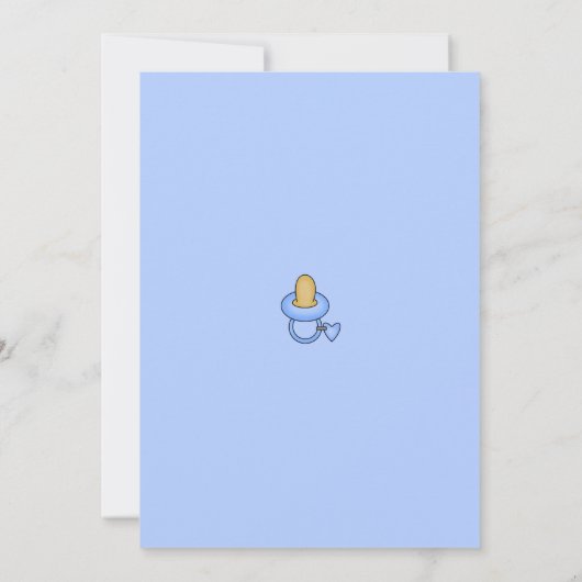 ラバーダッキーシャワー招待状 招待状 (裏面)