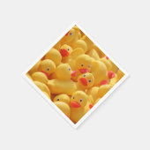 ラバーダッキーダッキー（アヒルちゃん）ベビー1歳パーティー スタンダードカクテルナプキン (角)