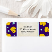 ラバーダッキー住所 シール (インサイチュ)