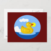 ラバーダッキー(アヒルちゃん)の冒険 ポストカード (正面/裏面)