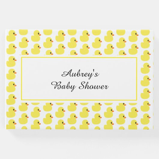 「ラバーダッキー（アヒルちゃん）」ゲストブック ゲストブック (正面)