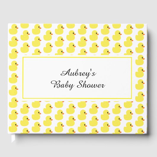 「ラバーダッキー（アヒルちゃん）」ゲストブック ゲストブック (正面)