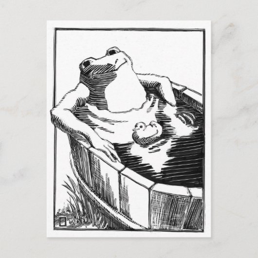 ラバーダッキー ポストカード (正面)