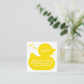 ラバーダックおむつラッフル エンクロージャーカード (スタンド正面)