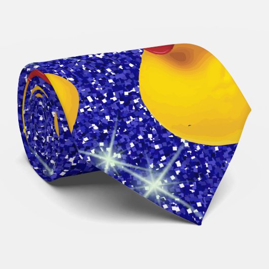 ラバーダックおもしろいイエローダッキーファーム動物愛好家 ネクタイ (ロール)