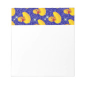 ラバーダックおもしろいイエローダッキーファーム動物愛好家 ノートパッド (正面)